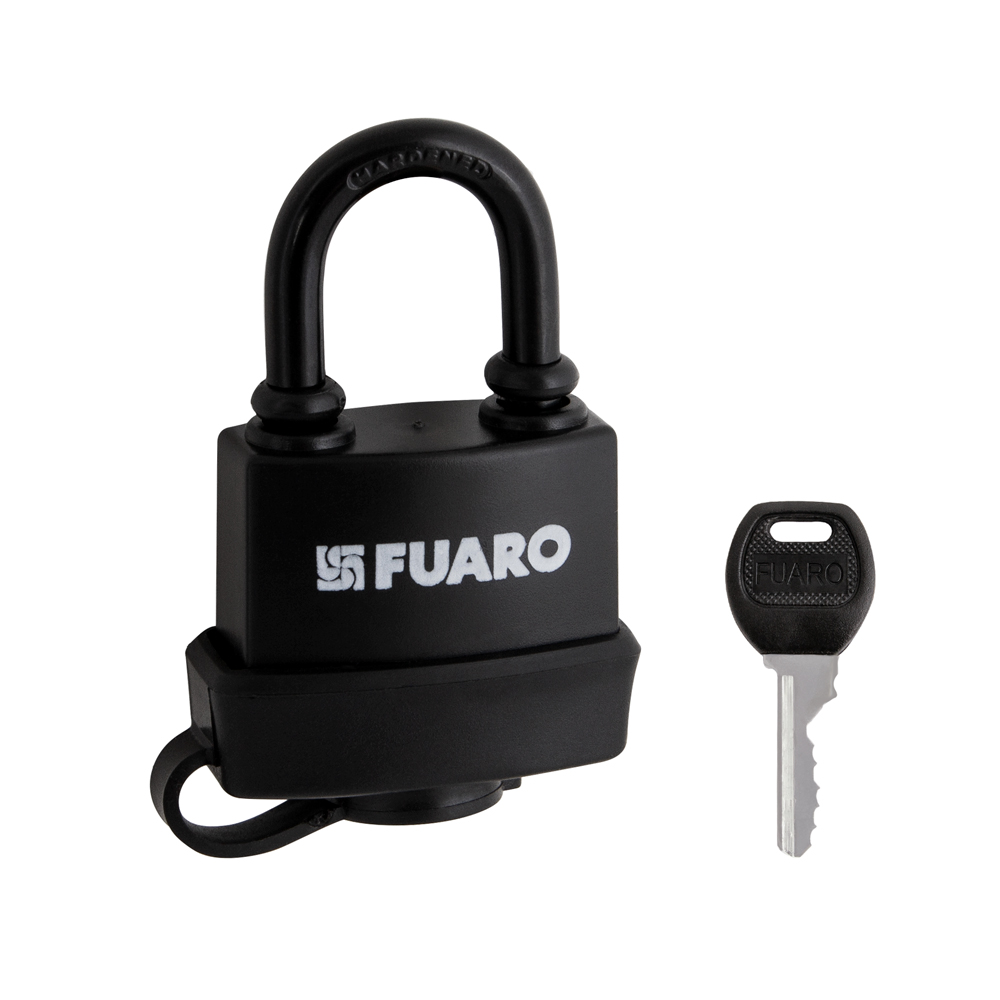 Замок навесной PL-3650 (50 мм) BLACK ВЛАГОЗАЩИЩЕННЫЙ Fuaro (Фуаро)